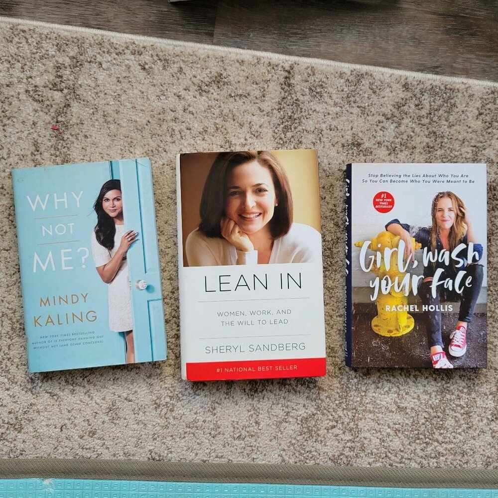 3 Book Bundle - Lean In, Why Not Me, Girl Wash Your Face